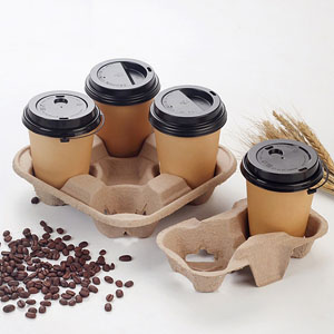 2x Cup Holders Moulded Pulp - 360x Per Case